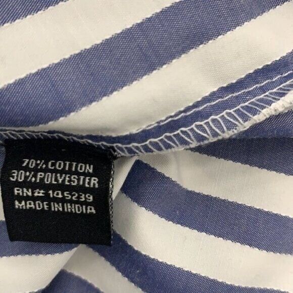 STYLE ENVY M Striped Oversized Long Ruffled Sleeves Blouse - Picture 3 of 12